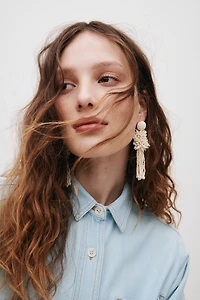 Chemise à manches courtes en denim