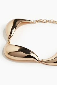Asymmetric-detail Necklace