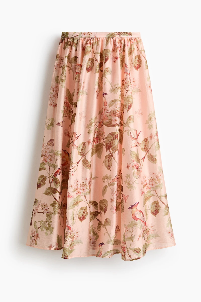 Jupe évasée imprimée