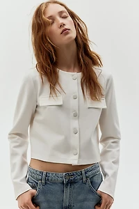 Gilet en jersey avec poches décoratives