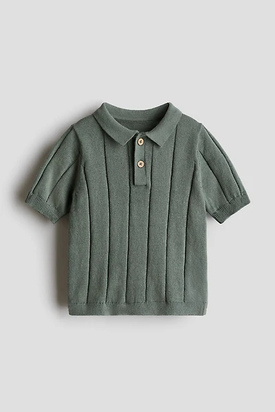 Knit Polo Shirt