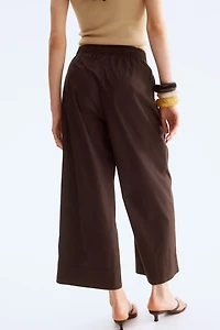 Ankle-Length Cotton Pants