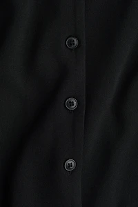 Button-Front Top
