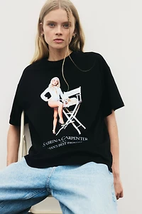 T-shirt ample imprimé