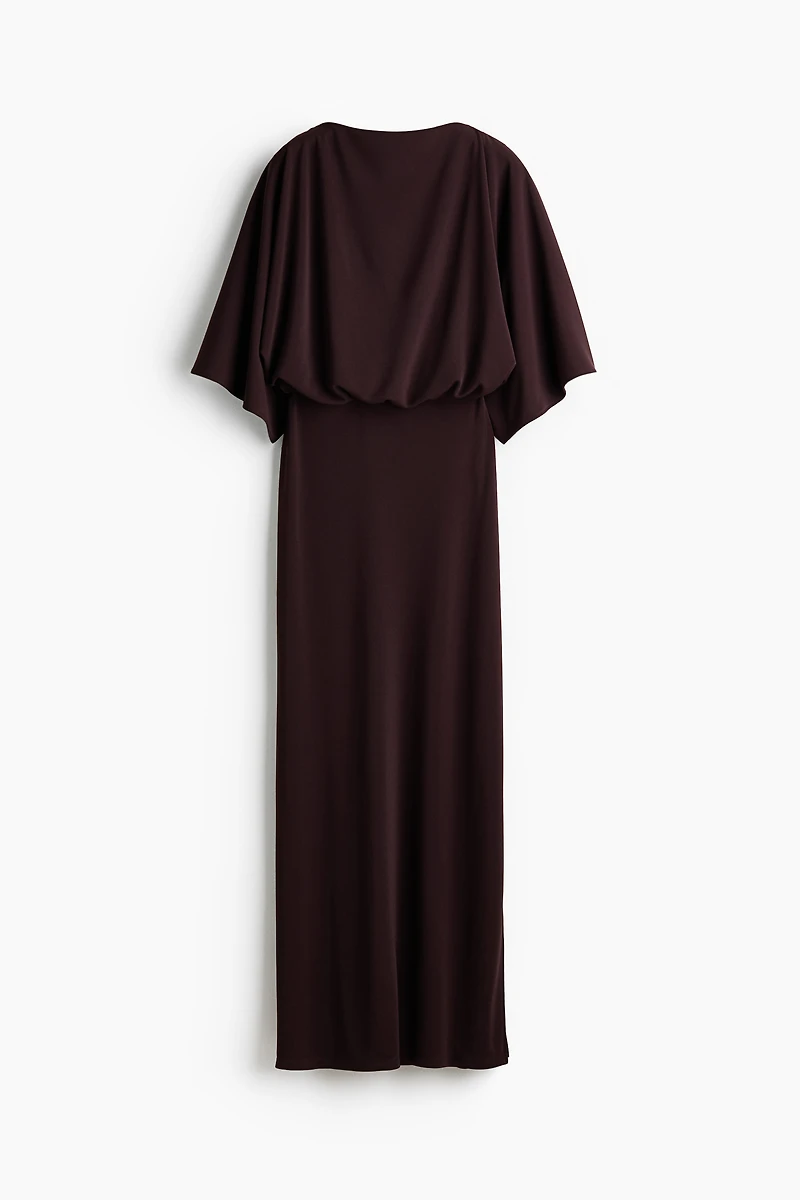Robe en jersey à dos bénitier