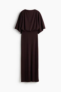 Robe en jersey à dos bénitier