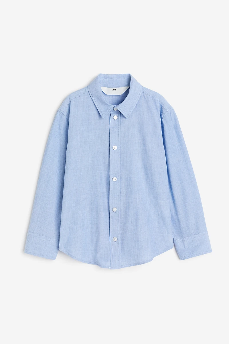 Long-sleeved Cotton Shirt