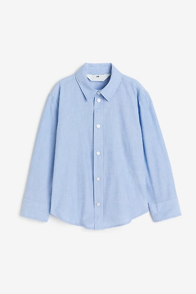 Long-sleeved Cotton Shirt