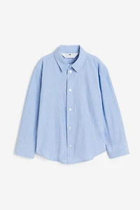 Long-sleeved Cotton Shirt