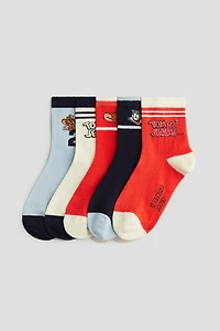 5-pack Patterned Socks