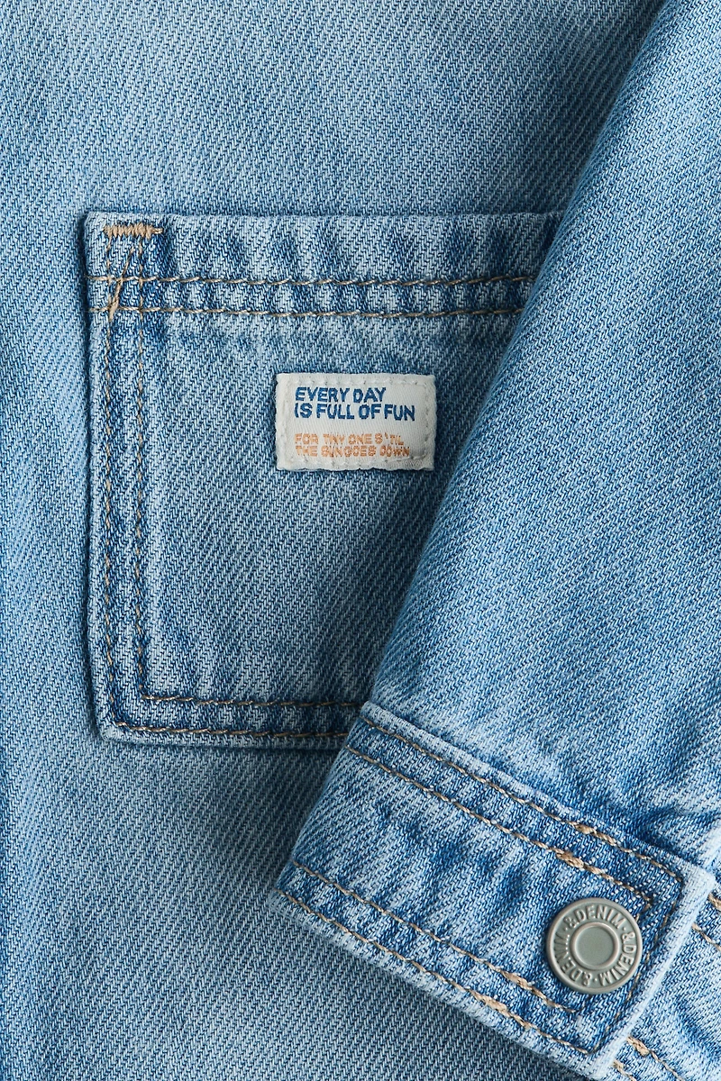 Cotton Denim Overshirt