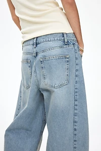 Barrel Regular Waist Jeans