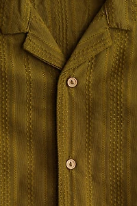 Textured Cotton Resort Shirt