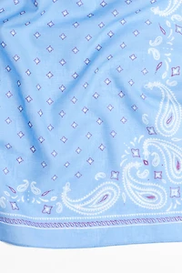 Patterned Cotton Scarf