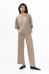 Boxy jersey top