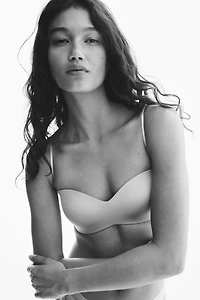 Padded Microfiber Bandeau Bra