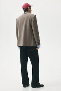 Relaxed-Fit Double-Breasted Jacket