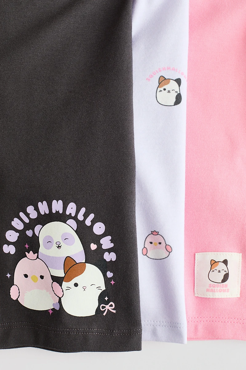 3-Pack Bike Shorts with Motif