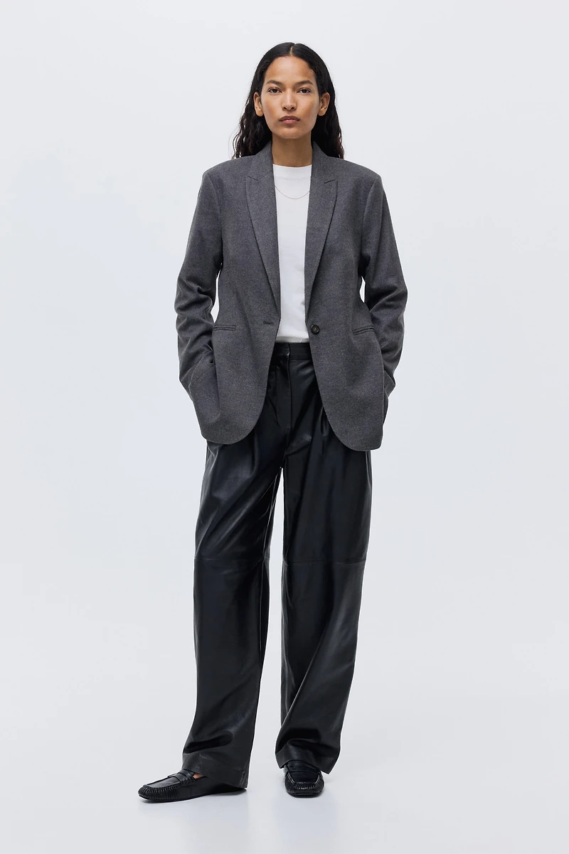 Blazer à boutonnage simple