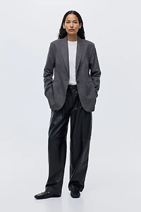 Blazer à boutonnage simple