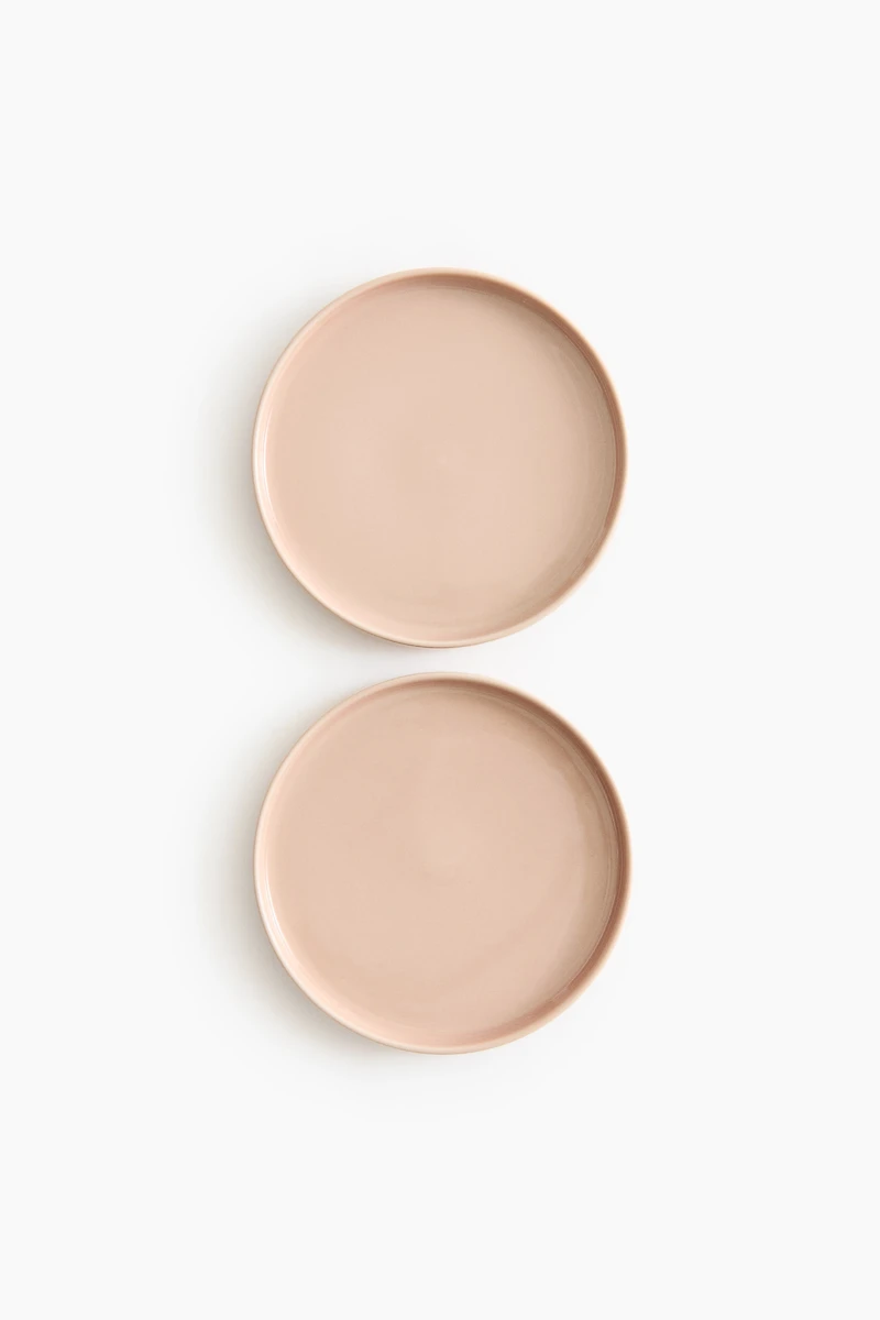 2-Pack Medium-Sized Stoneware Plates