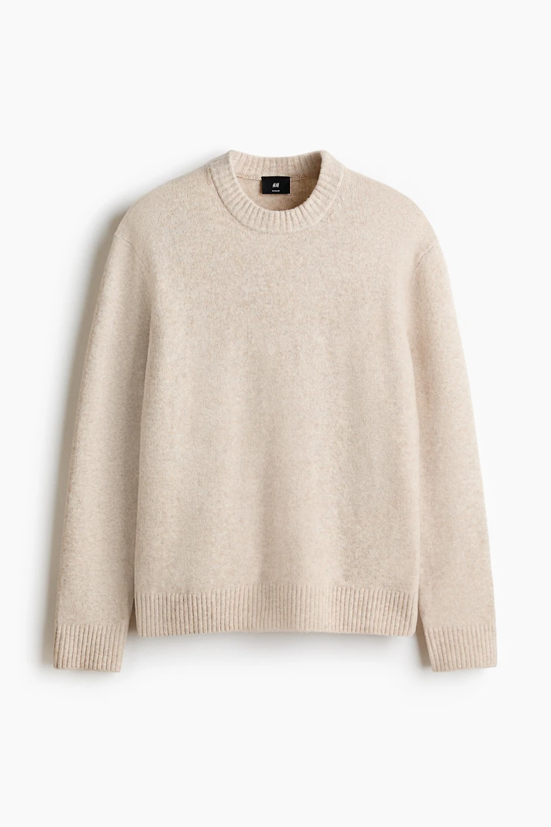 Regular-Fit Brushed Sweater