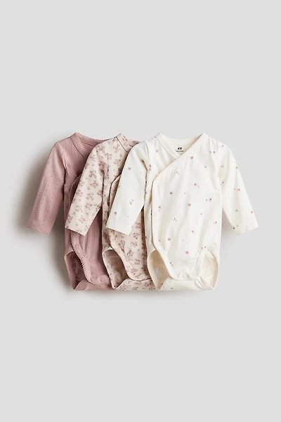 3-pack Wrapover Bodysuits