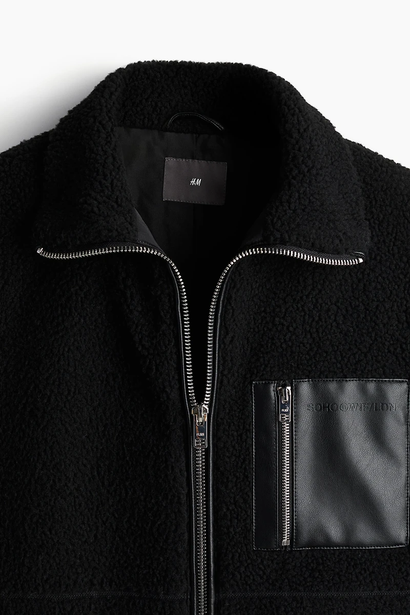 Veste ample en polar