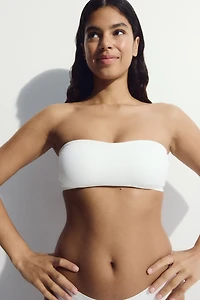 Soutien-gorge bandeau coussiné sans coutures
