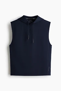 Regular-Fit Sleeveless Sports Hoodie with DryMove™