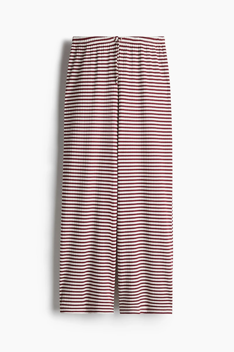 Pantalon large avec cordon de serrage