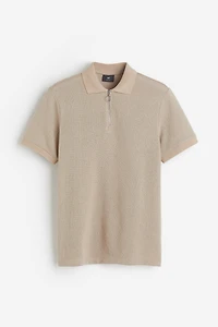Polo Coupe Classique avec col à glissière