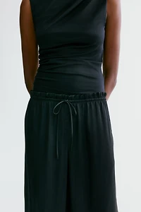 Satin Drawstring Pants