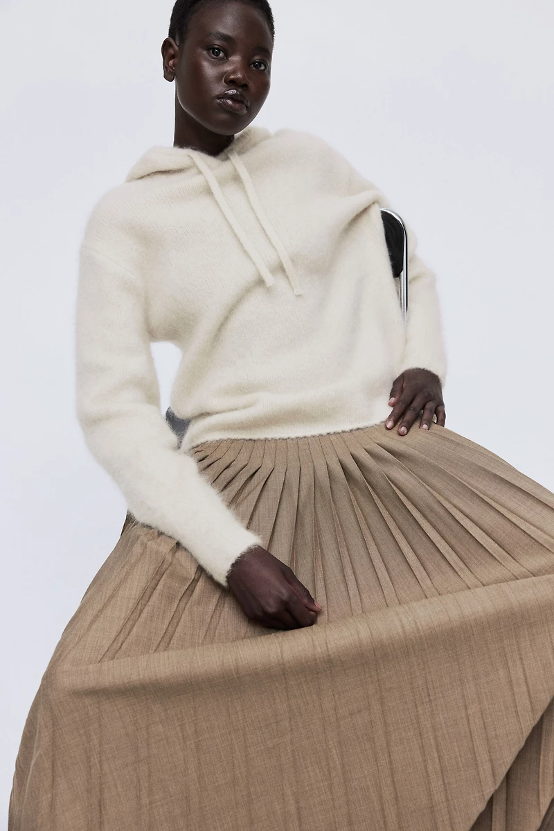 Kangourou en mohair mélangé