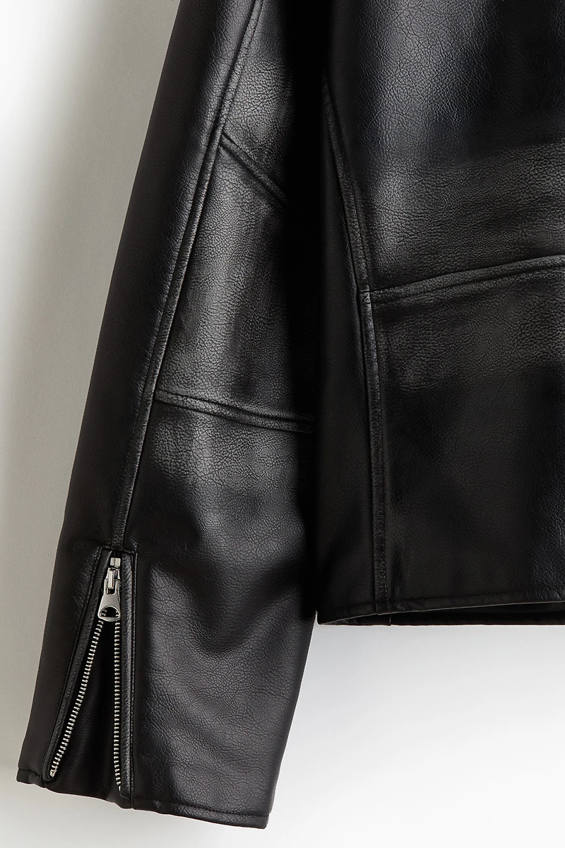 Veste de coureur automobile en tissu enduit