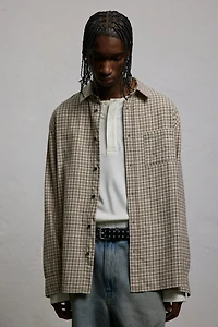 Chemise ample en flanelle