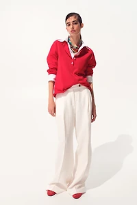 Wide-Leg Dress Pants