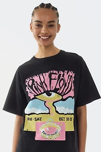 Oversized T-Shirt with Printed Motif