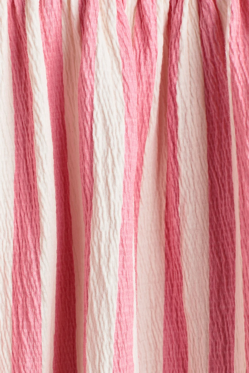 Robe texturée en coton