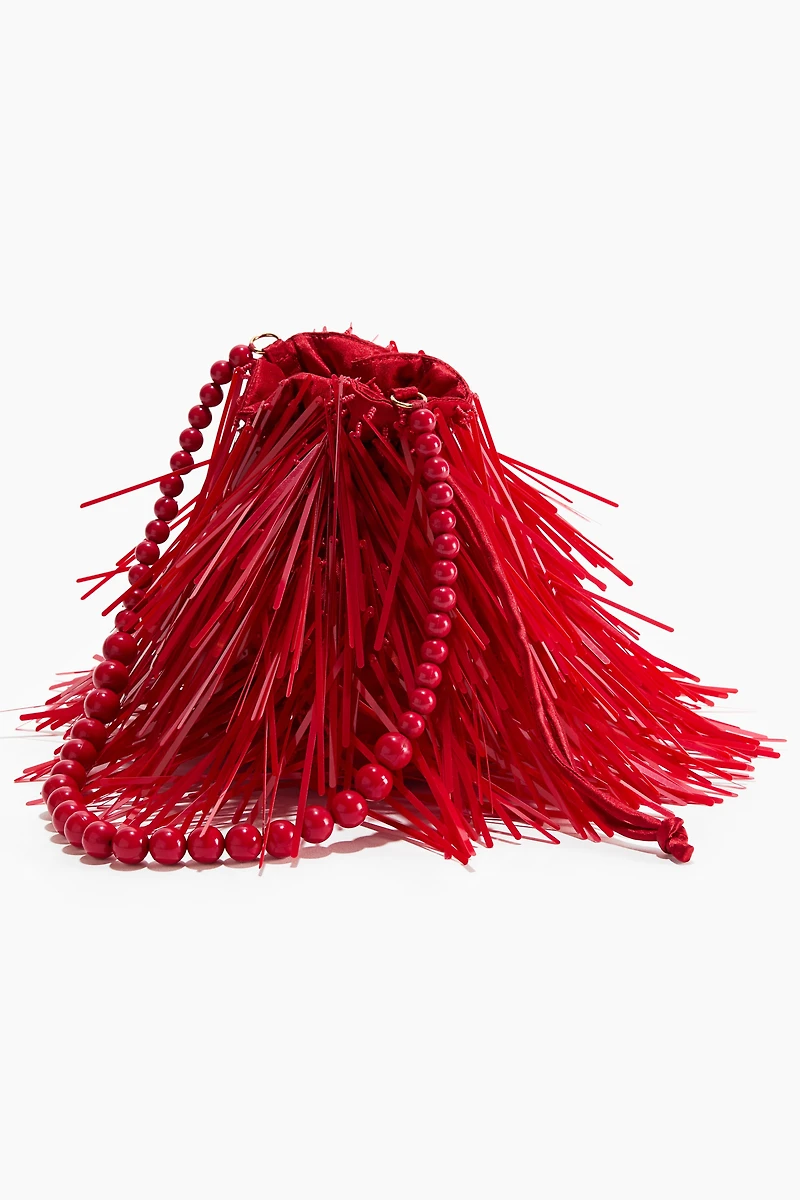 Embellished Bucket Bag
