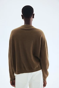 Chandail en tricot fin de laine cachemire