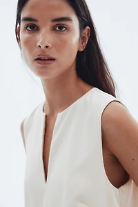 Twill Shift Dress