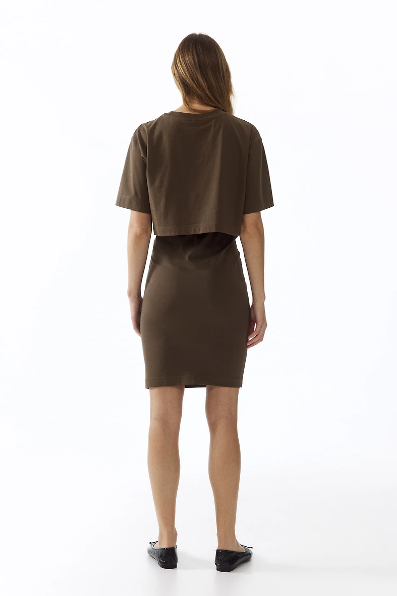 MAMA 2-Piece Top and Skirt Set