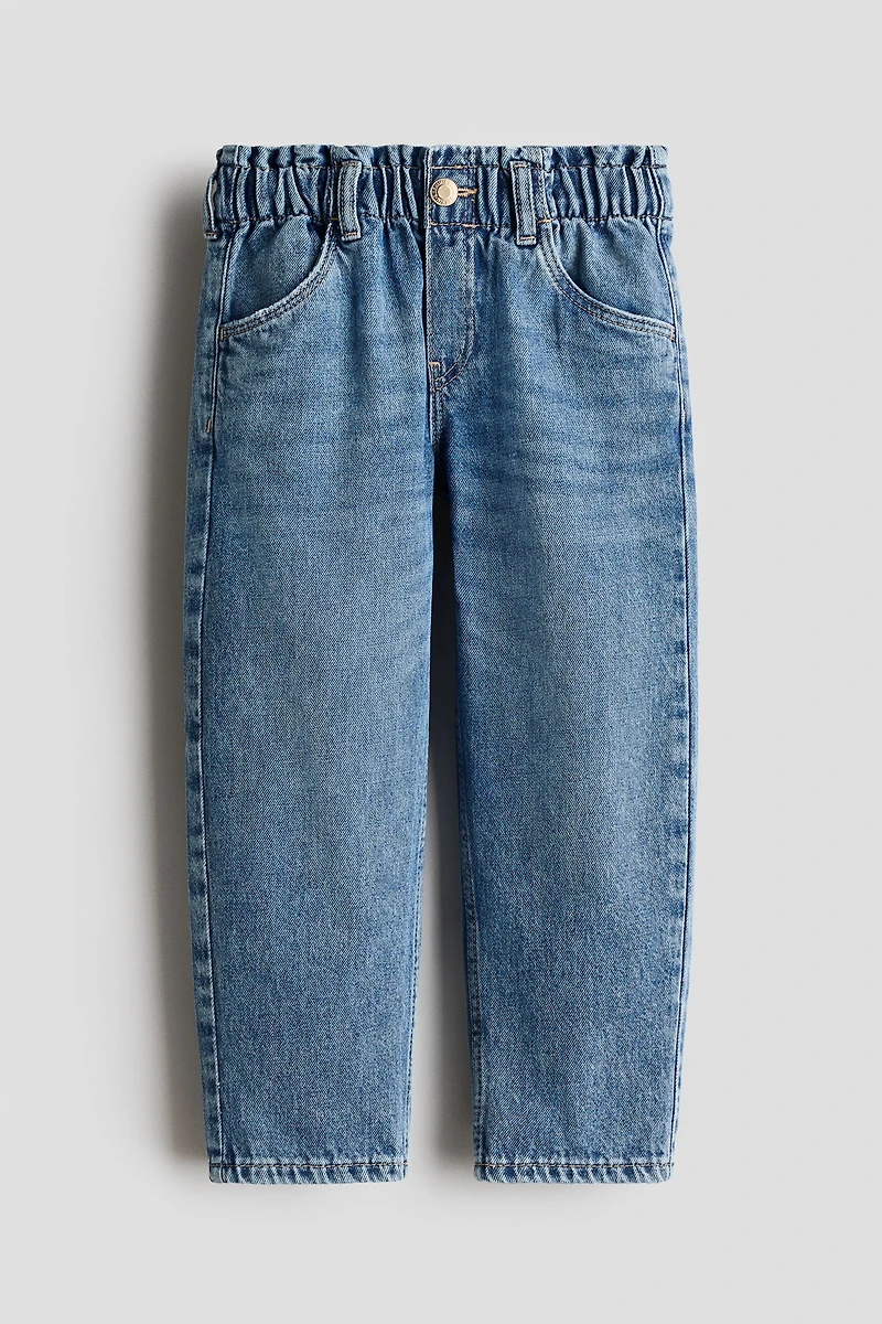 Relaxed Paper Bag Jeans