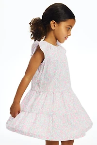 Tiered Seersucker Dress