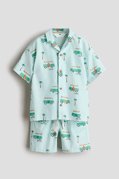 2-Piece Printed Cotton Set