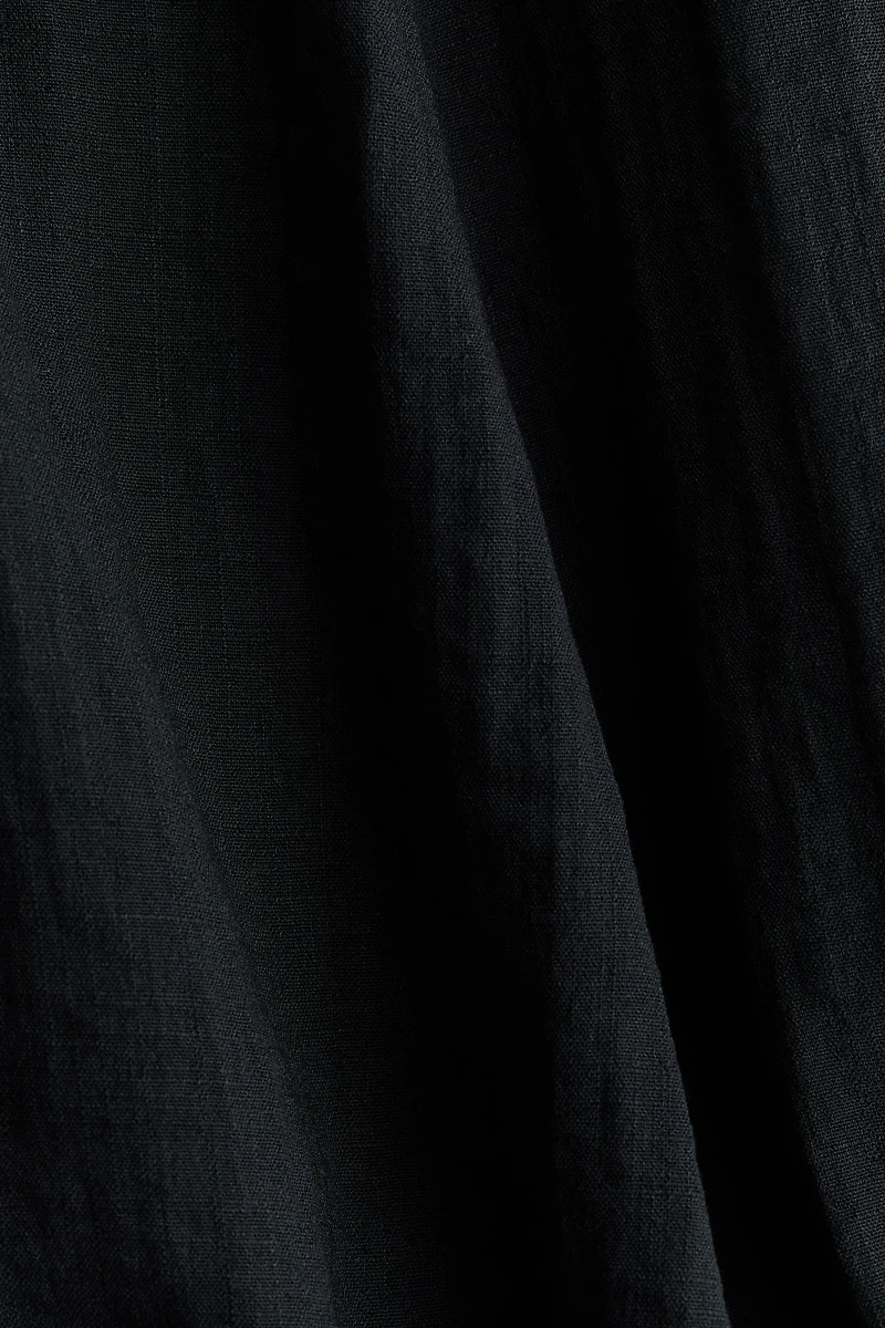 Midi Dress with Flared Skirt