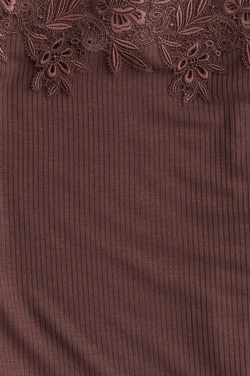 Nightgown with Tie-Top Shoulder Straps