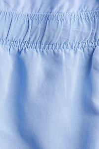 MAMA Linen-Blend Shorts