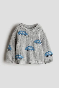 Chandail en tricot jacquard